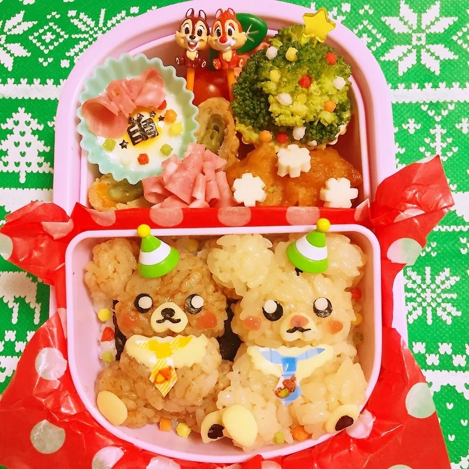 Snapdishの料理写真:☆ユニベア☆モン&ブラン☆Xmas弁|向日葵♡桜さん