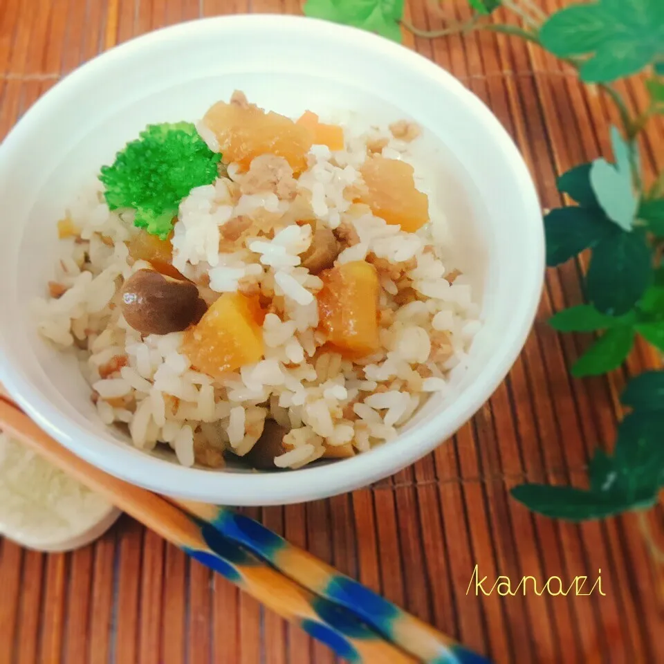 あんみっちゃんの☆おいしい❤冬瓜とひき肉の混ぜご飯|かのりさん