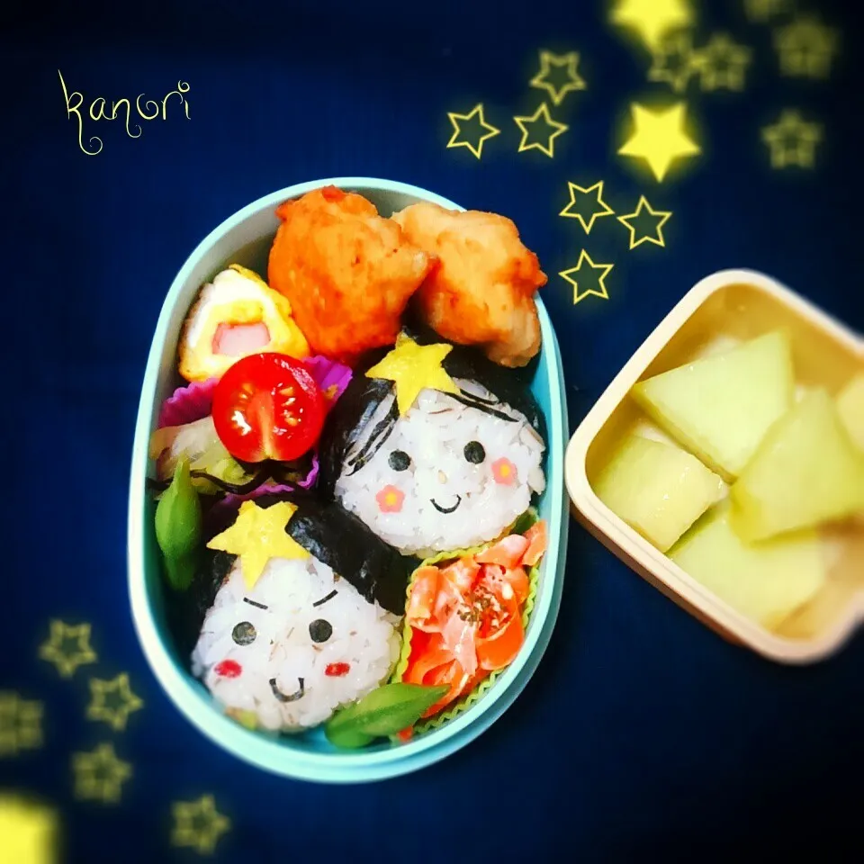 年少末娘の七夕弁当⭐～1学期ラスト弁当～|かのりさん