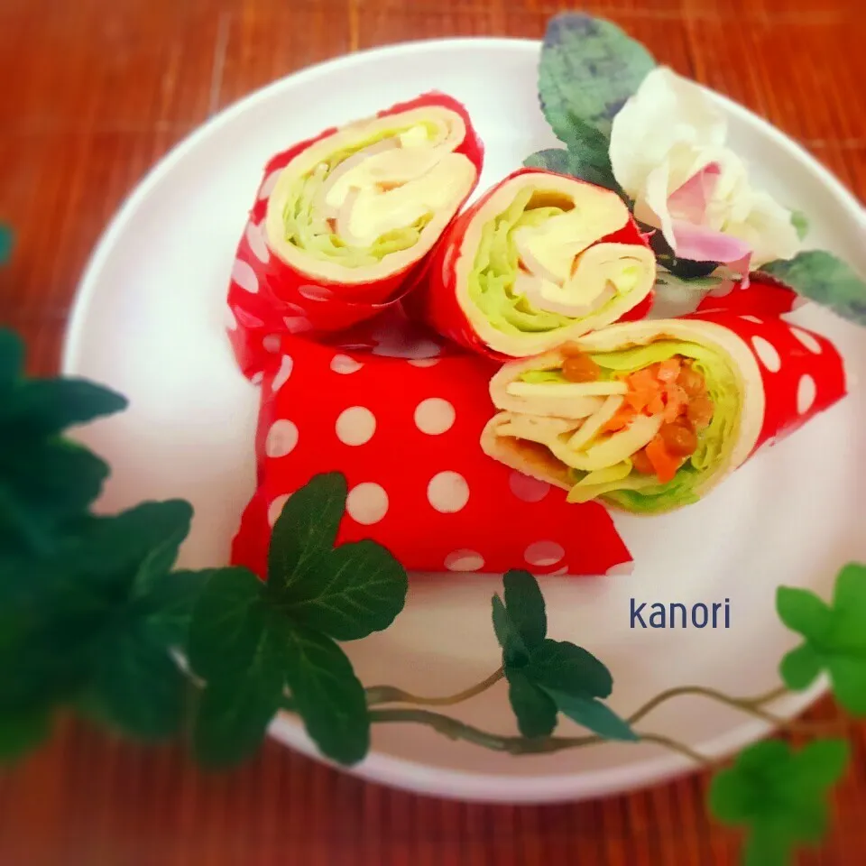 Snapdishの料理写真:祝☆BAGELちゃん～BAGELちゃんのブリトー❤|かのりさん