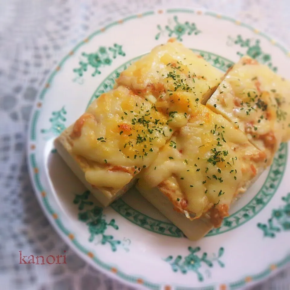 祝☆あこさん❤豆腐ステーキ～梅マヨソース|かのりさん