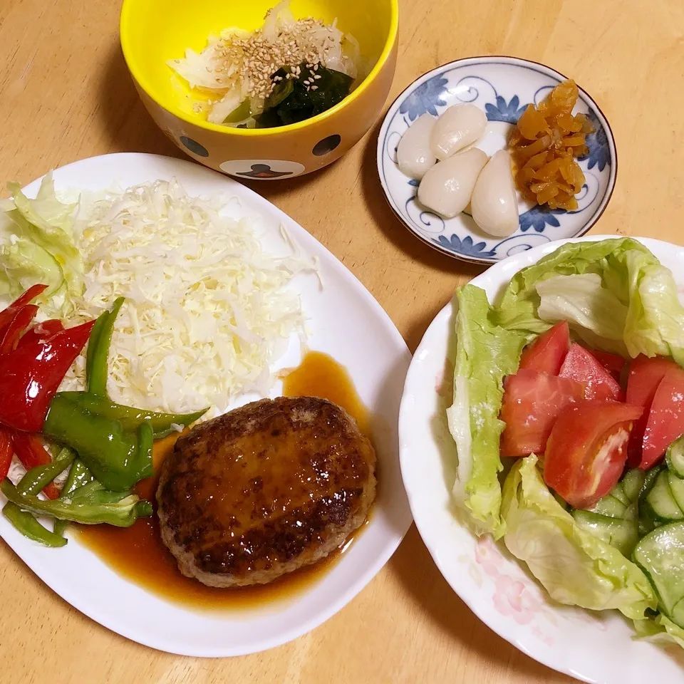 Snapdishの料理写真:ハンバーーーーーグ✌️|Makokoさん