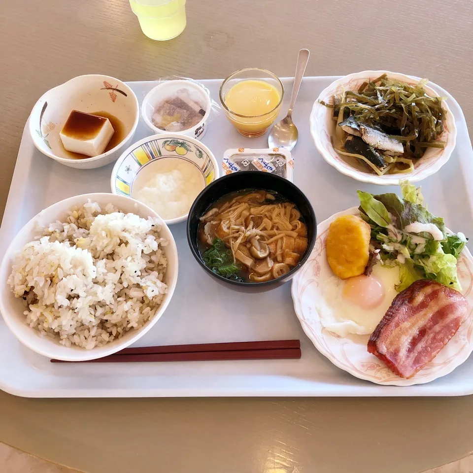 Snapdishの料理写真:朝食〜🌺|Makokoさん