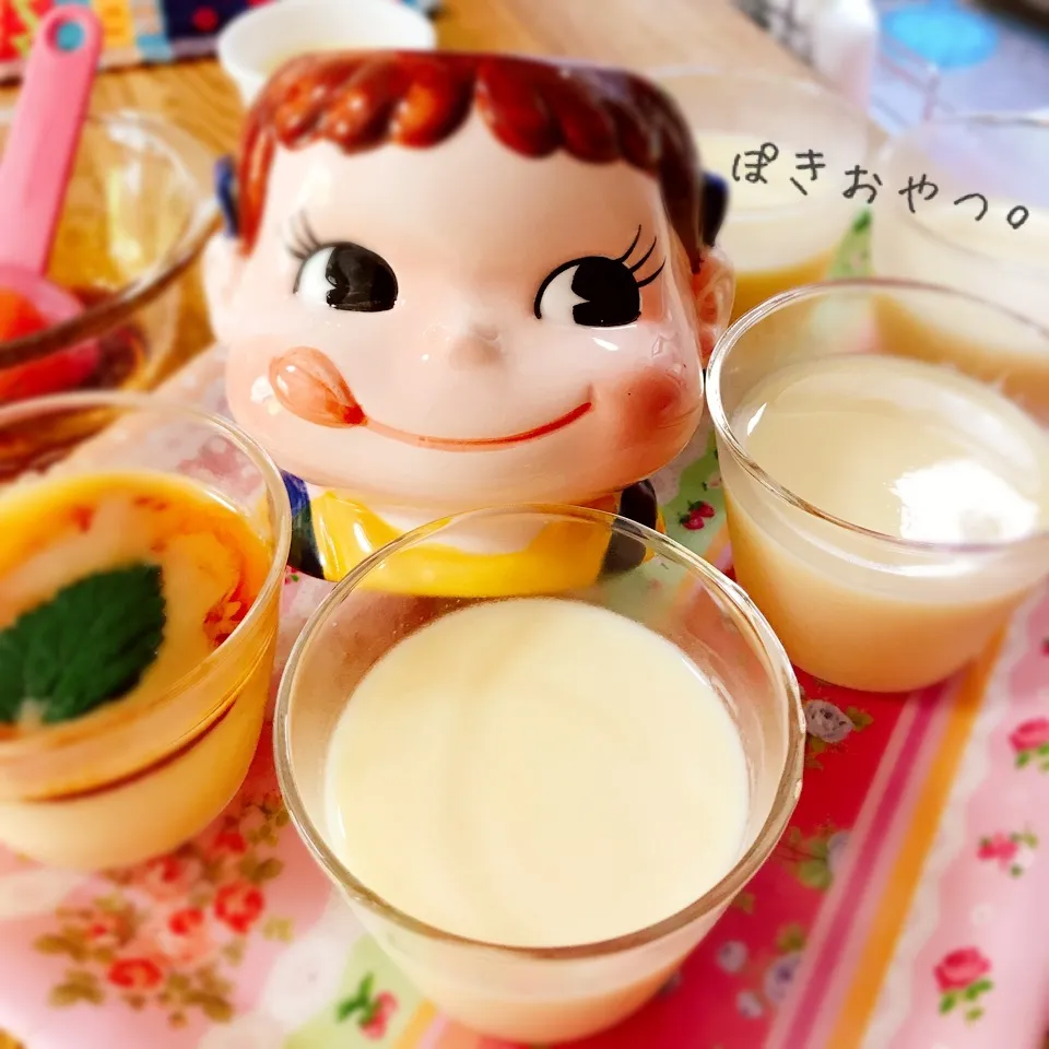 レンジ&ゼラチンで🍮トロトロとろけて飲めちゃうプリン。|ぽき。さん