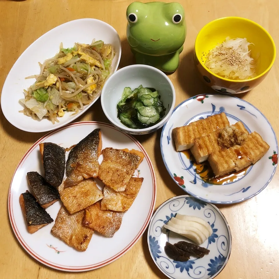 Snapdishの料理写真:💚祝3300🐸無理やり緑祭り〜💦|Makokoさん