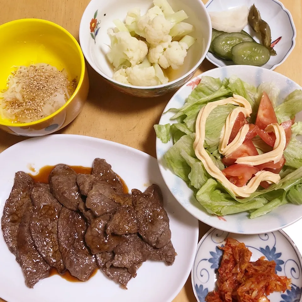 Snapdishの料理写真:牛ハラミ焼肉〜|Makokoさん