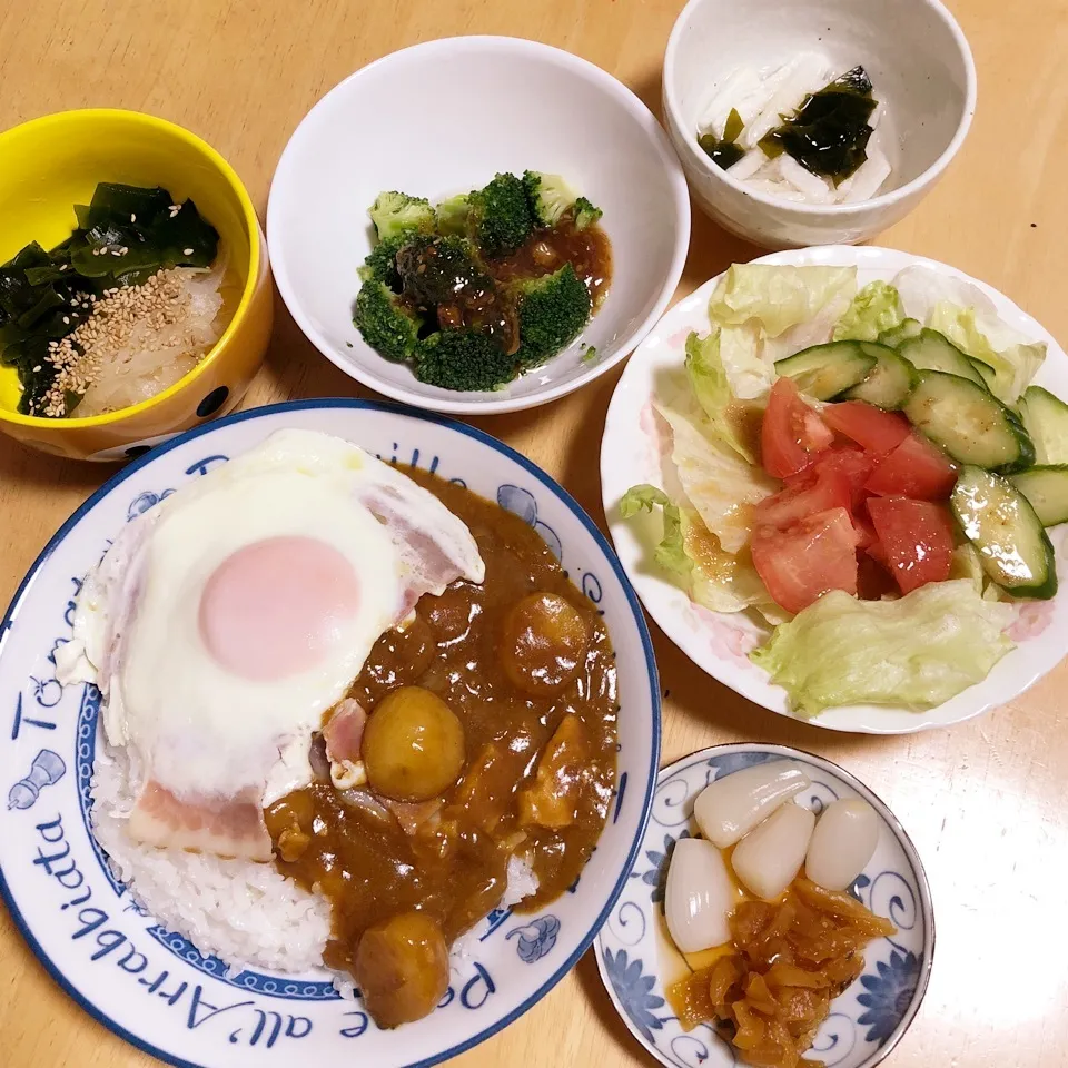 目玉焼き乗せ🍳カレーライス🍛|Makokoさん