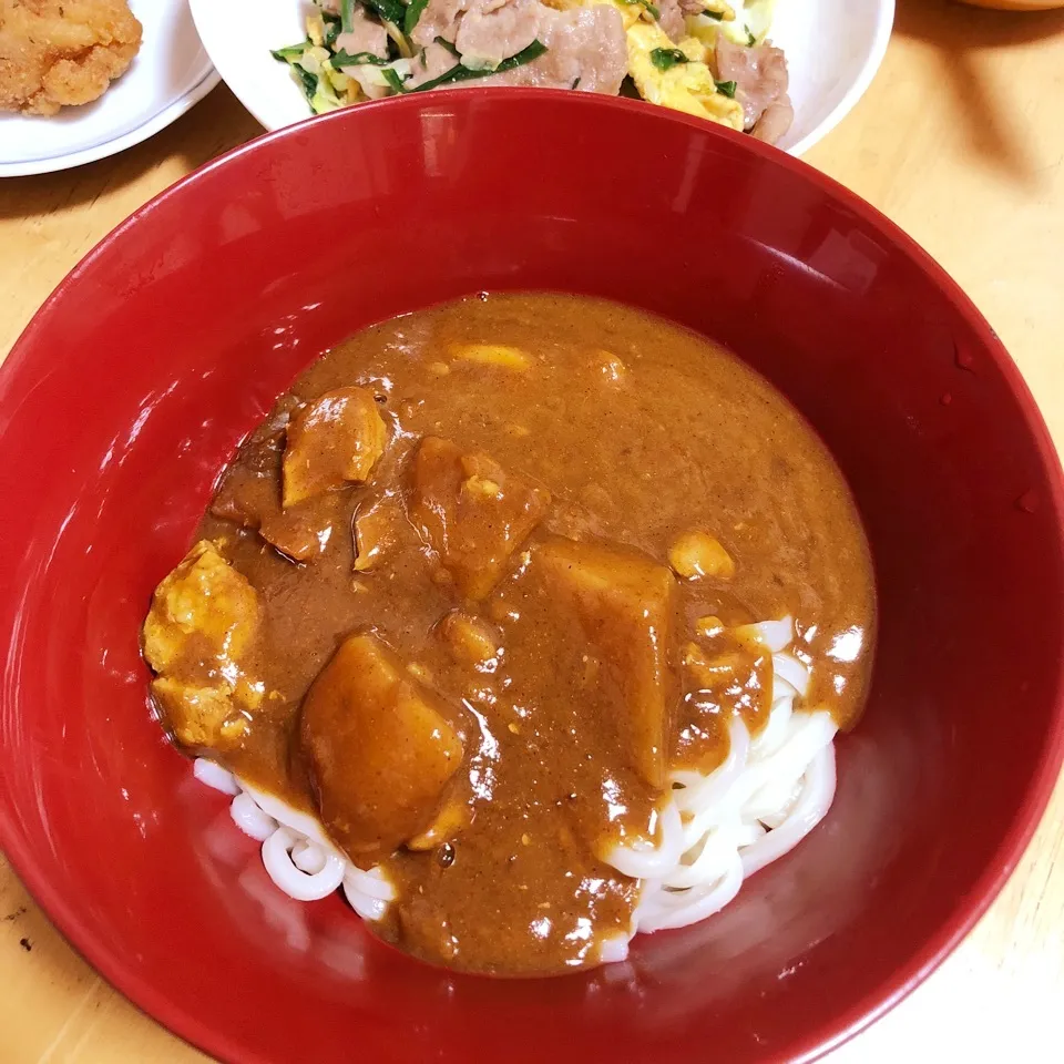 カレーうどん💛❤️|Makokoさん