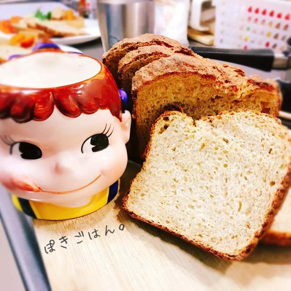 Snapdishの料理写真:病気にならない？パン🍞フランスパンコースバージョン。|ぽき。さん