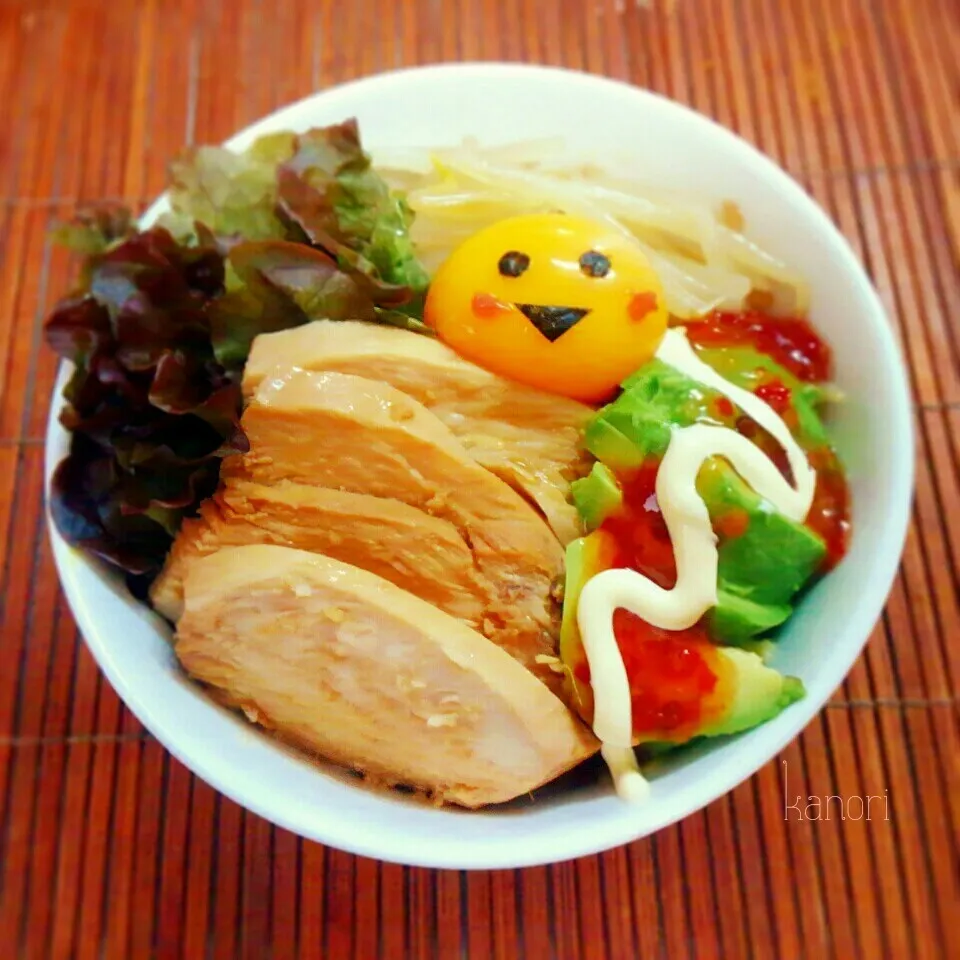 とまとさん❤お誕生日おめでとう～鶏むねチャーシュー丼|かのりさん