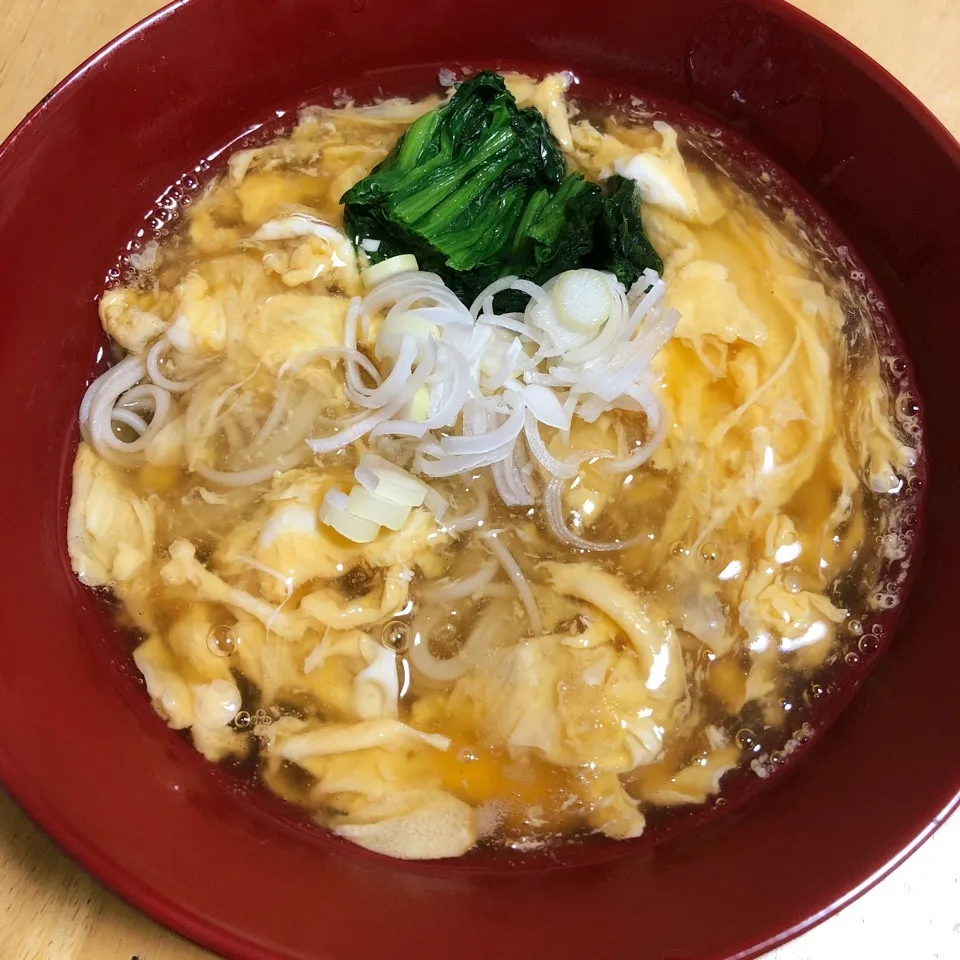 Snapdishの料理写真:かき玉そば|Makokoさん