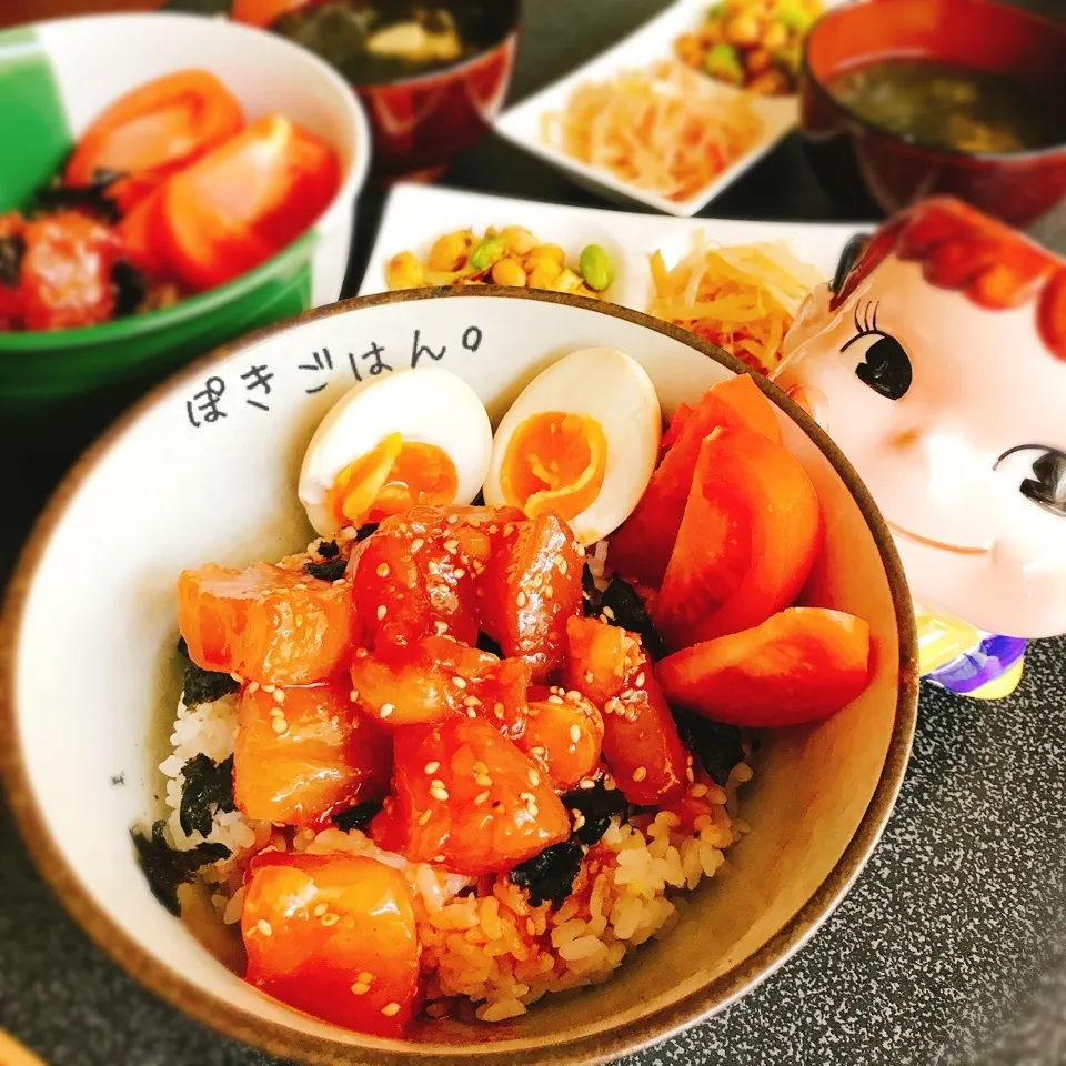 ご飯が進む辛ウマ🍚ぽき。が作る韓国風ポキ丼。|ぽき。さん