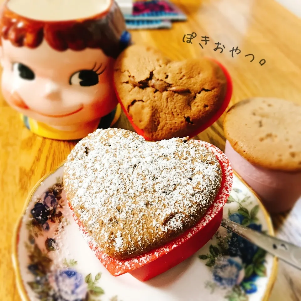 Snapdishの料理写真:VDに🍫マリンちゃまの「秘密のフォンダンショコラ」。|ぽき。さん