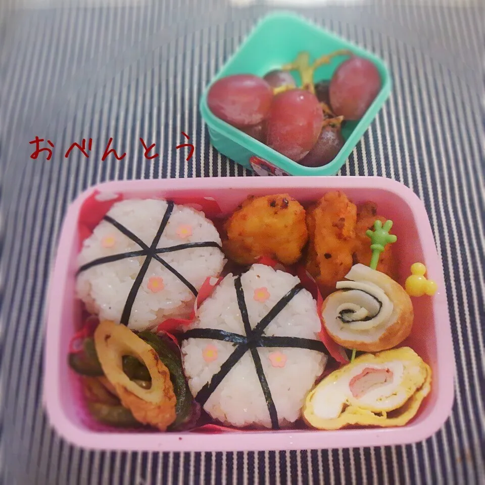 なほちゃんの☆チキンナゲットde長女のバレーボール弁当|かのりさん