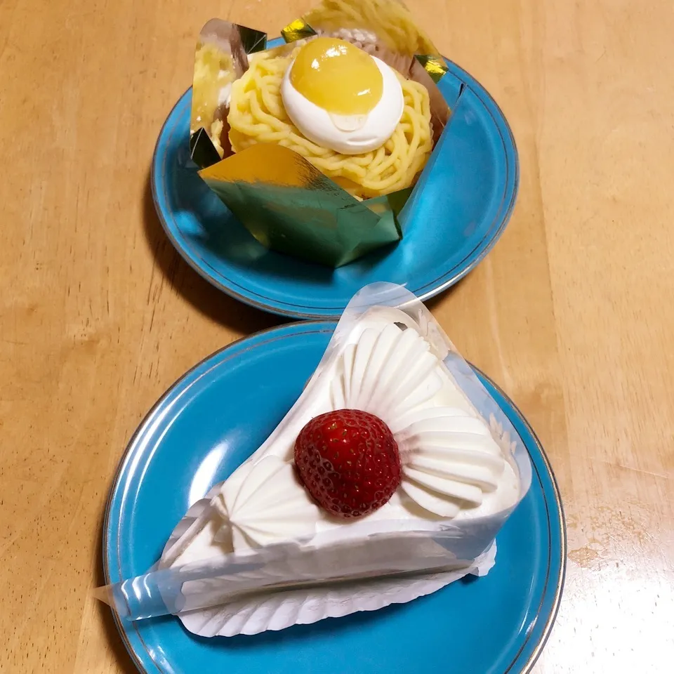 ショートケーキ🍰＆モンブラン🌰|Makokoさん