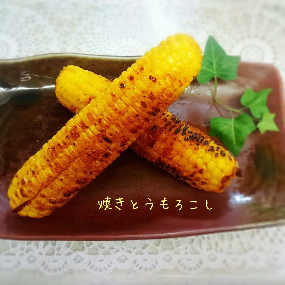 Snapdishの料理写真:いっこさんの☆フライパンでバター醤油の焼きとうもろこし|かのりさん