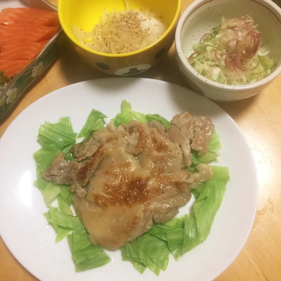 Snapdishの料理写真:鶏モモソテー|Makokoさん