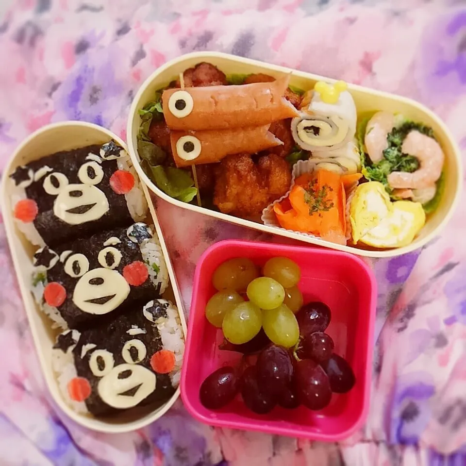 応援したい！くまモンの遠足弁当～|かのりさん