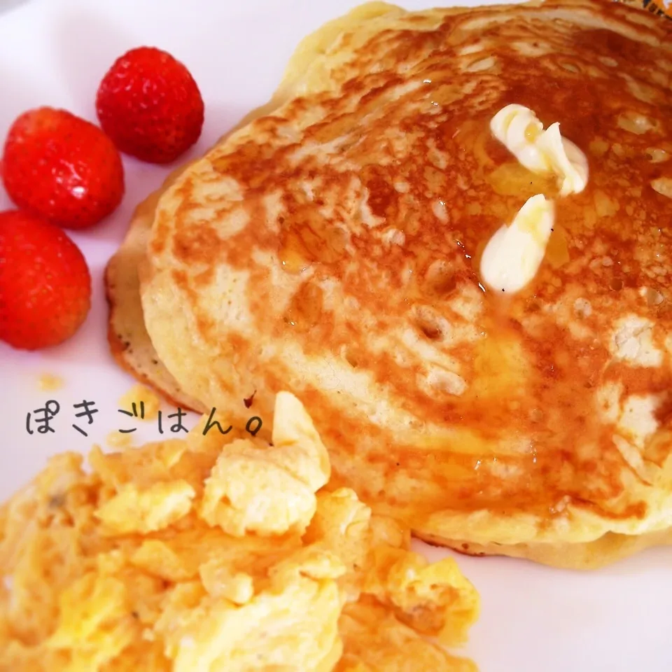 ホットケーキプレート。|ぽき。さん