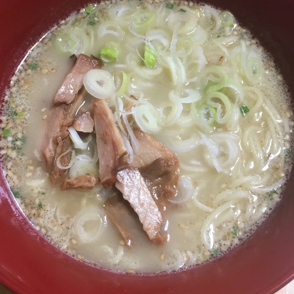 Snapdishの料理写真:棒ラーメン長浜とんこつ|Makokoさん