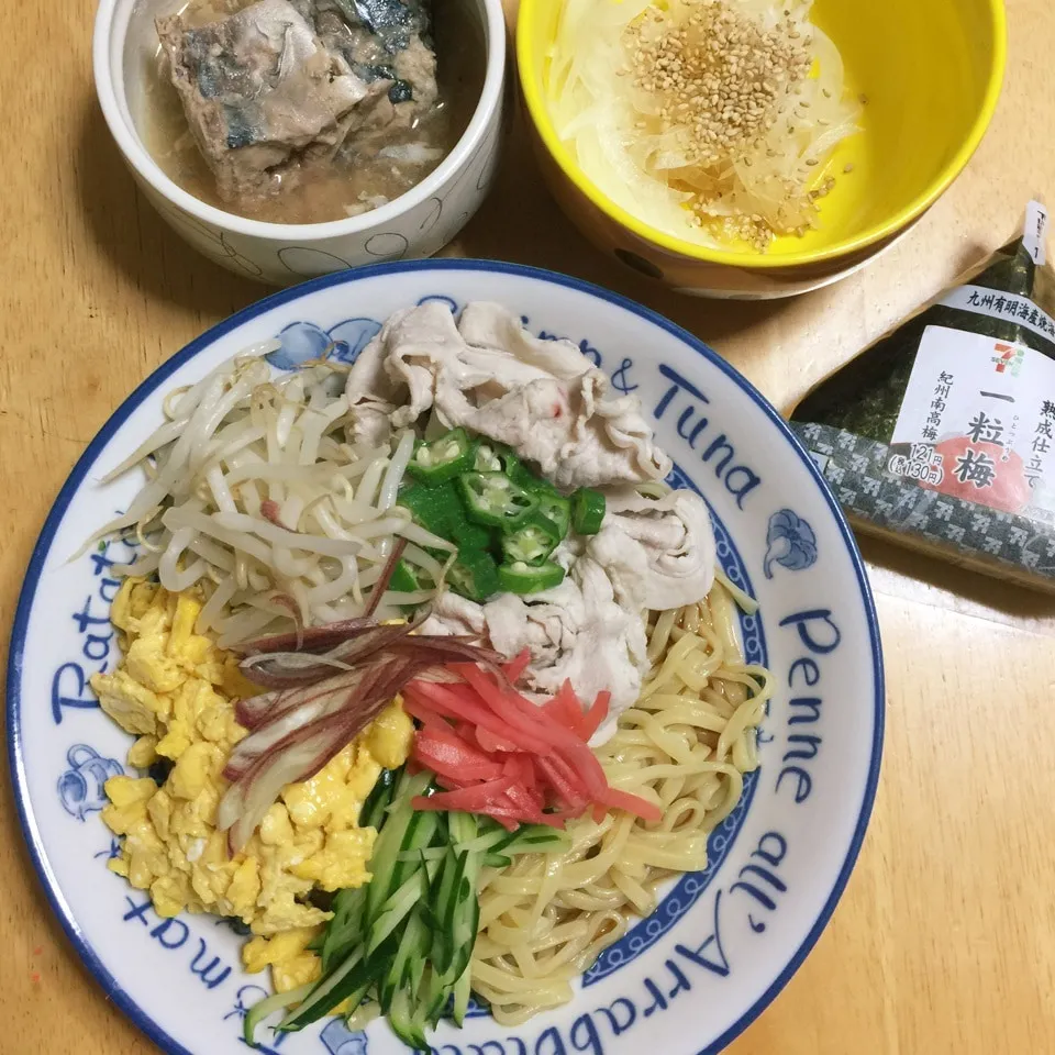 冷やし中華喜多方麺。|Makokoさん