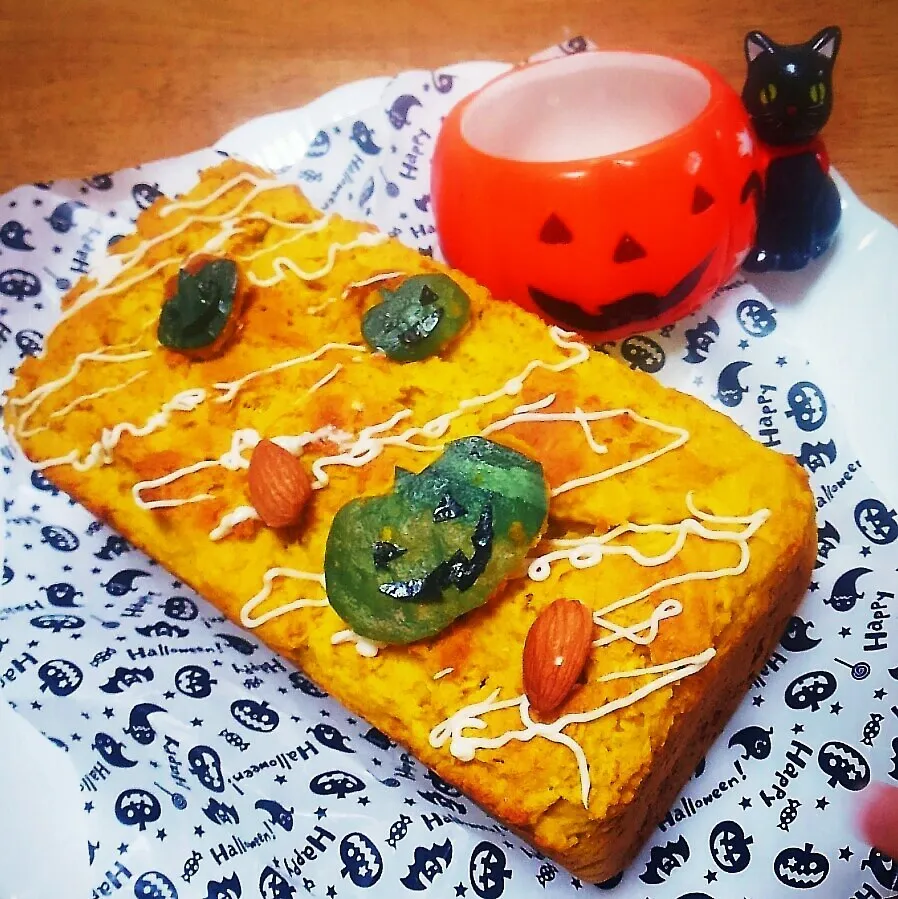 【Thank-youﾊﾛｳｨﾝ祭 】カボチャケーキ|かのりさん