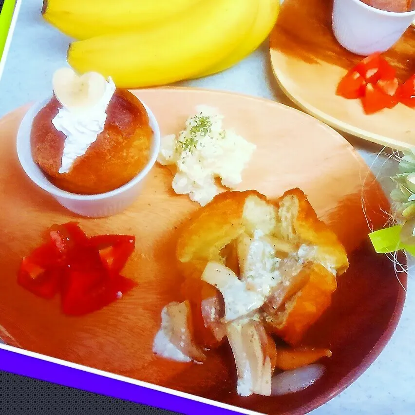 Snapdishの料理写真:リリちゃんの☆ポップオーバー|かのりさん