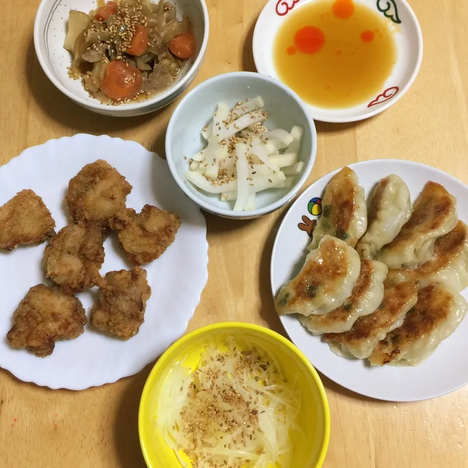 唐揚げ&餃子😜|Makokoさん