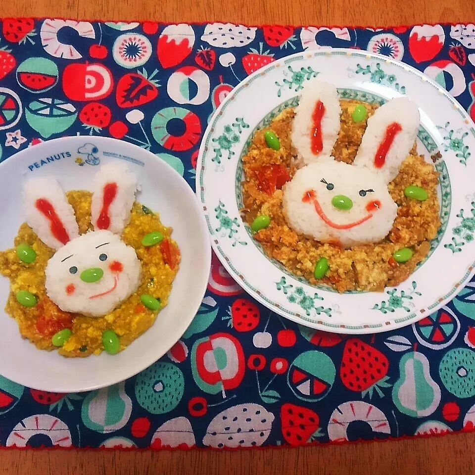 祝☆さつきちゃん～ｳｻｺのお豆腐ﾄﾞﾗｲｶﾚｰ|かのりさん