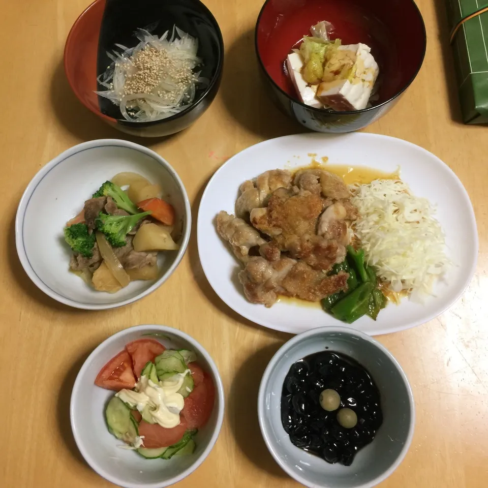 鶏モモ生姜焼き&鰻弁当💪🏻|Makokoさん