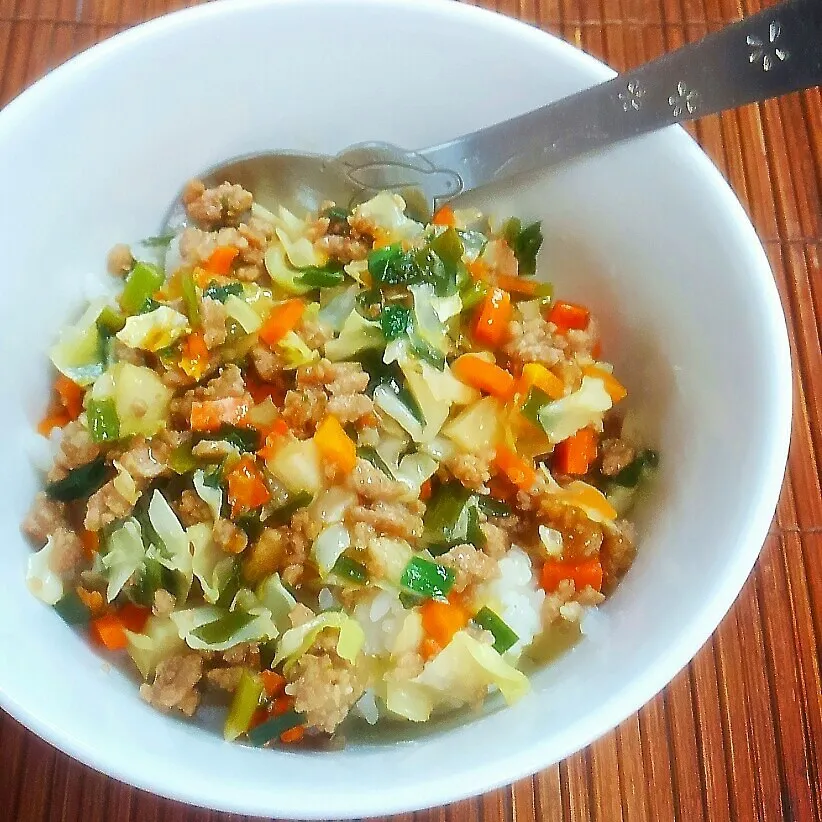 からビーちゃんの☆食べたら餃子の餃子丼～|かのりさん