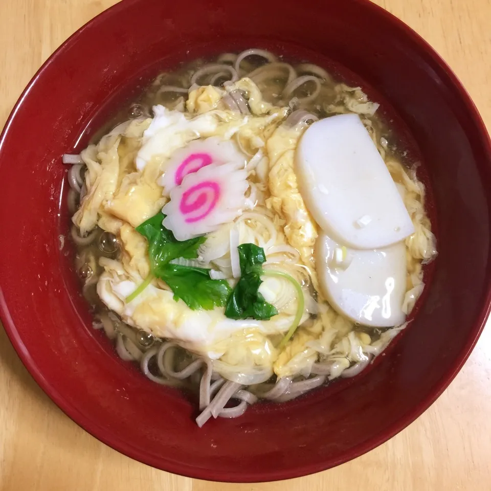 Snapdishの料理写真:かき玉蕎麦♨️|Makokoさん