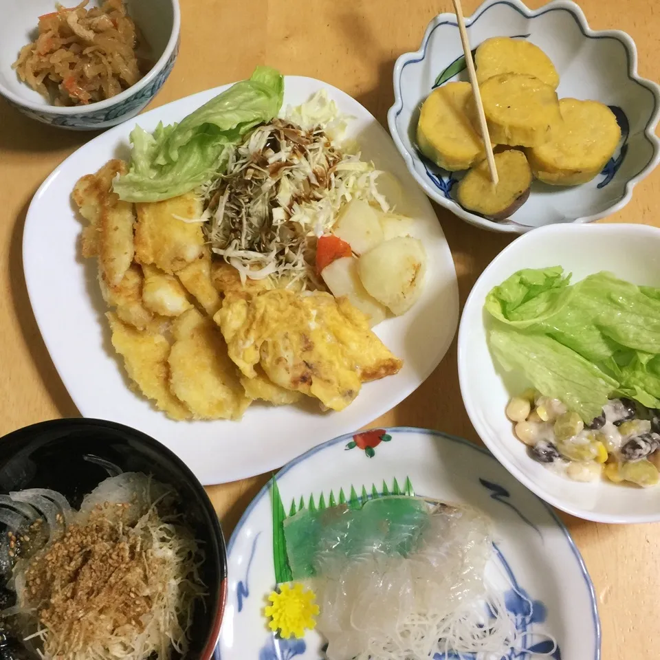 Snapdishの料理写真:ヒラメのフライ💕|Makokoさん