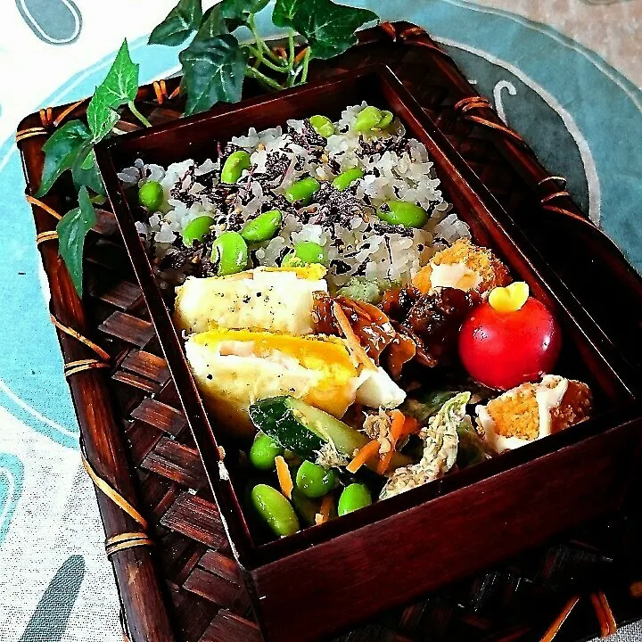 今日の旦那弁(*❛ั∀❛ั * )✧ハートピックでラブ❤弁|かおりん✴︎❤︎さん