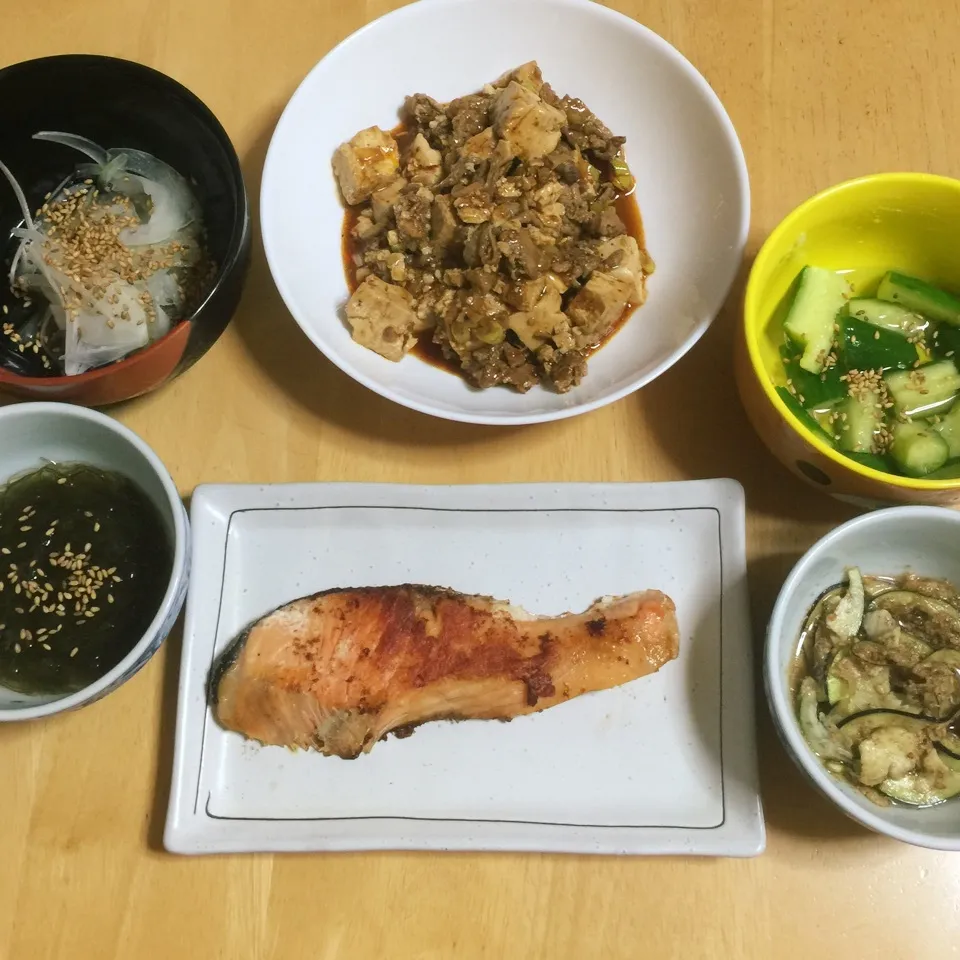 焼鮭・麻婆豆腐😋|Makokoさん