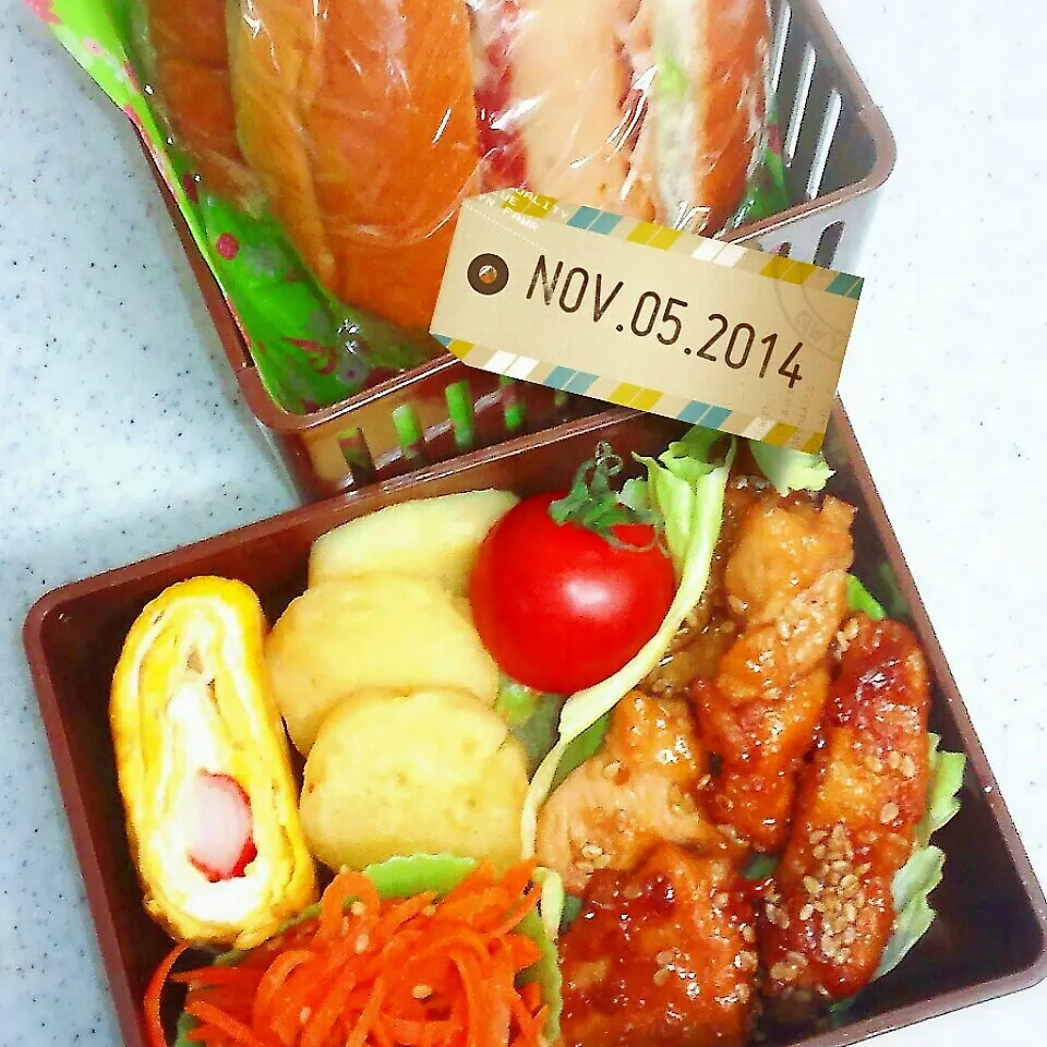 Snapdishの料理写真:次女っ子：遠足お弁当～|かのりさん