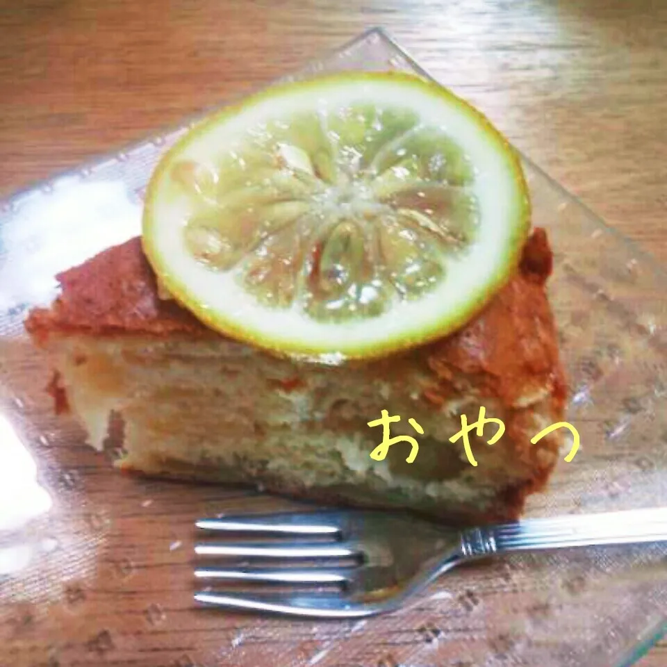 Snapdishの料理写真:ﾜﾝﾎﾞｳﾙでリンゴケーキ☆|かのりさん