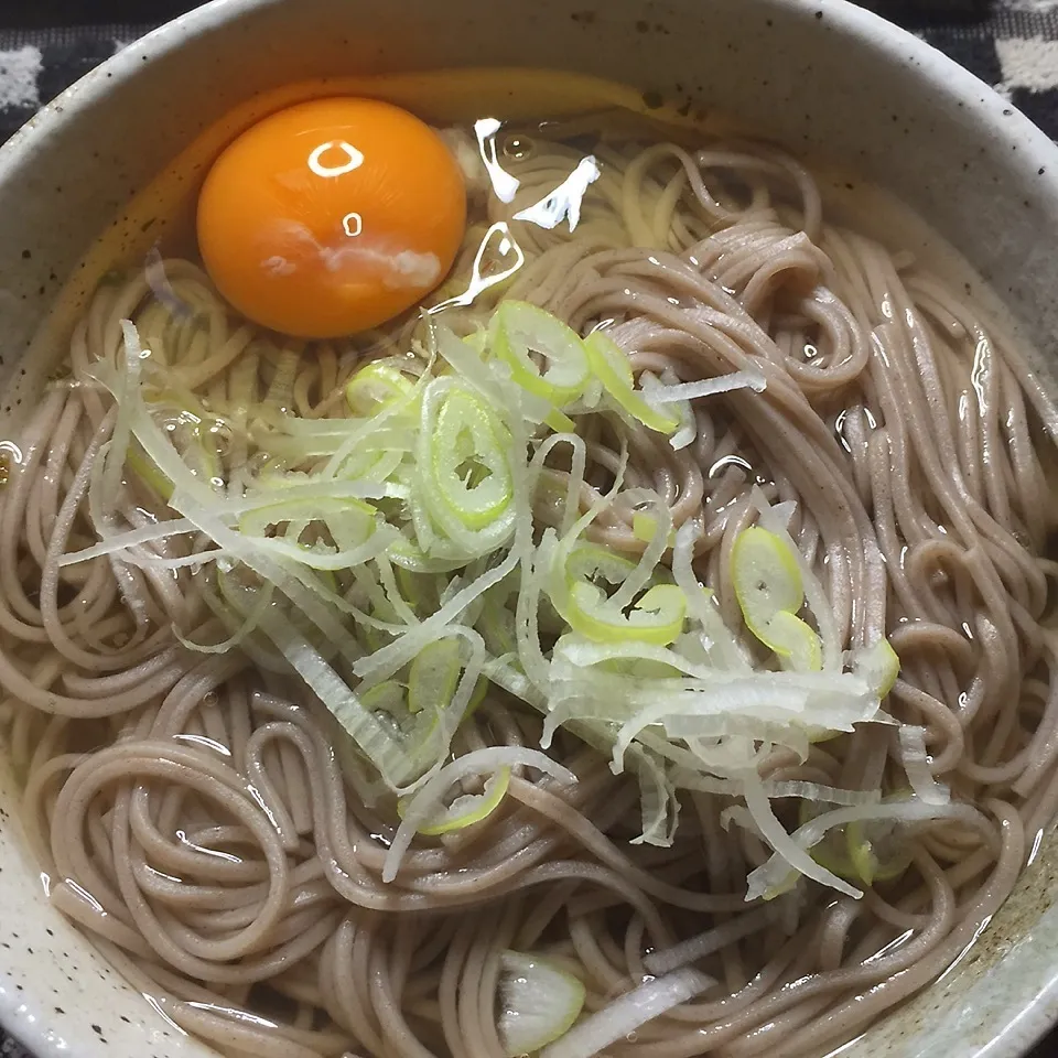 Snapdishの料理写真:月見そば☆|Makokoさん