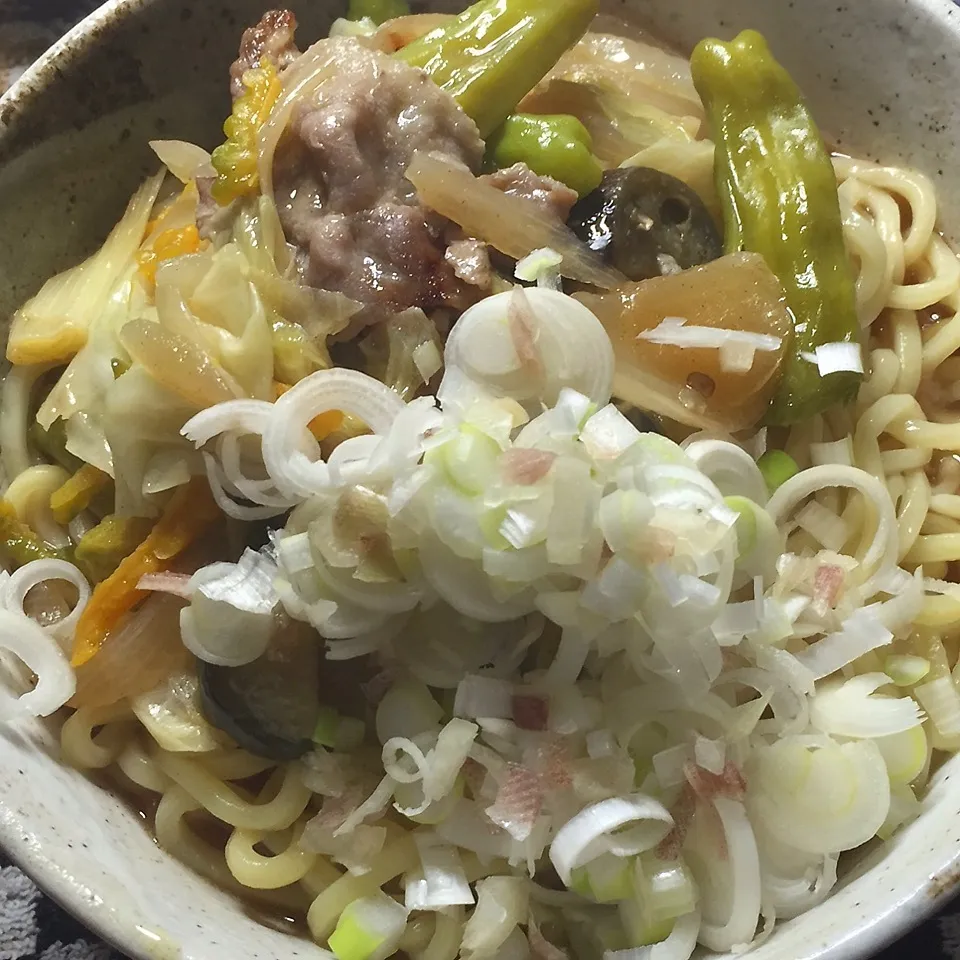 熱々肉野菜つけ麺⁇|Makokoさん