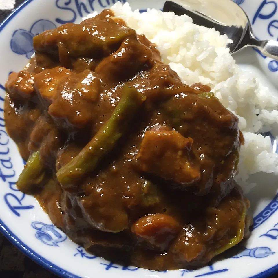 タップリ茄子カレー。茄子同化見えん(^^;;|Makokoさん