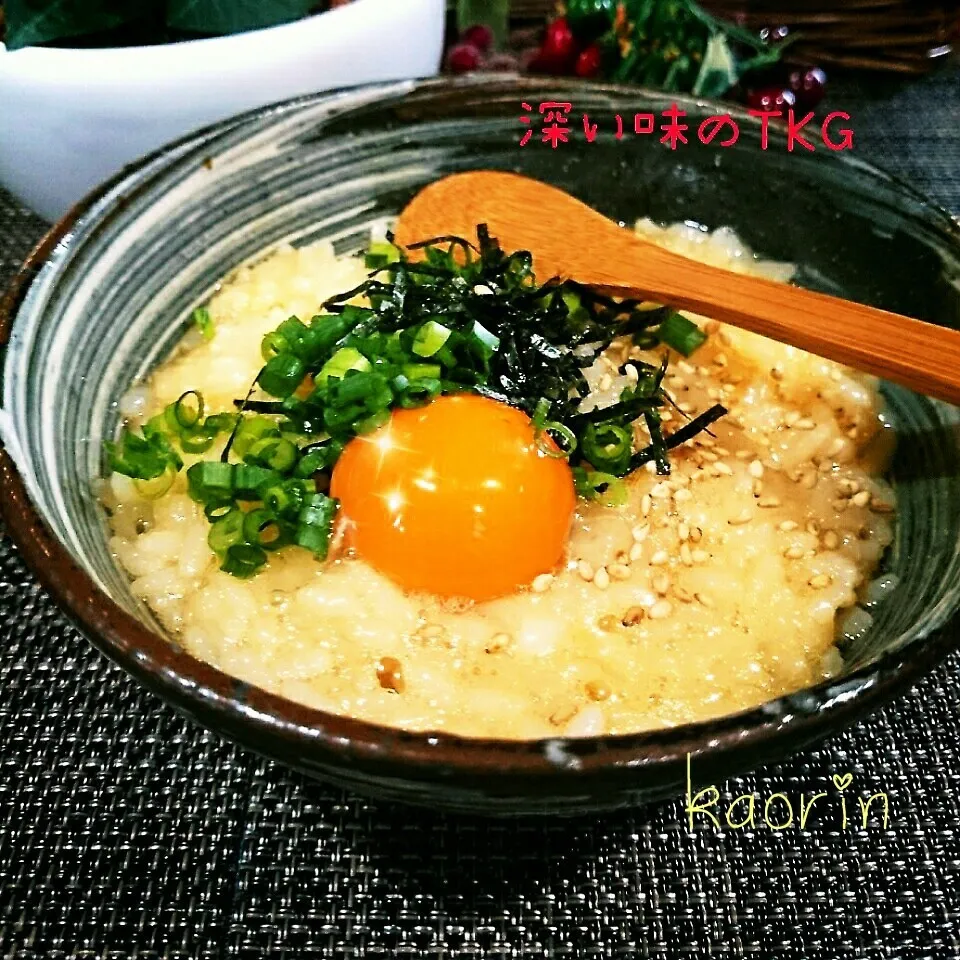 Snapdishの料理写真:深い味わいの卵かけご飯❤1回食べてみて(*˘︶˘人)♡*｡+|かおりん✴︎❤︎さん