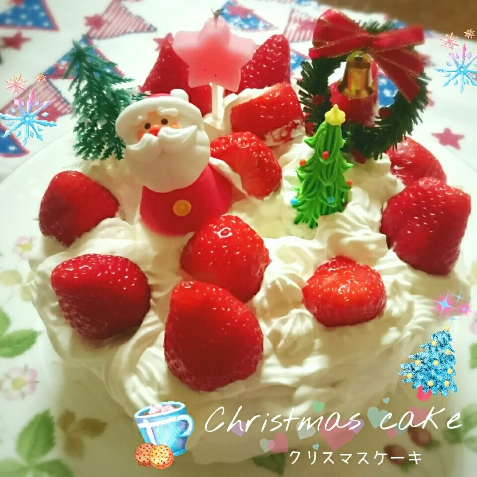 去年のクリスマスケーキ🎂【記録用】|＊akane＊さん