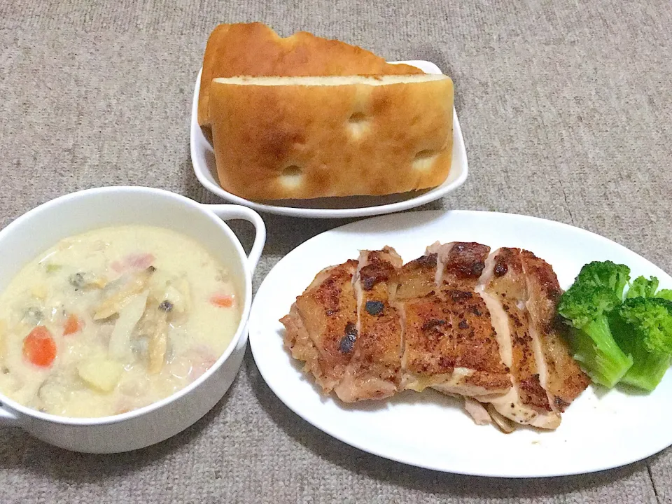 Snapdishの料理写真:旦那ちゃん晩御飯(๑˃̵ᴗ˂̵)|ちゃびきゅさん