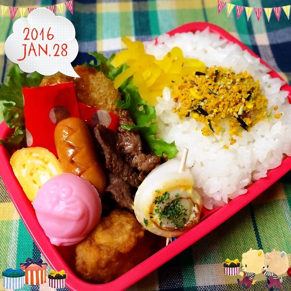 今日のお弁当♡|ミツバチさん