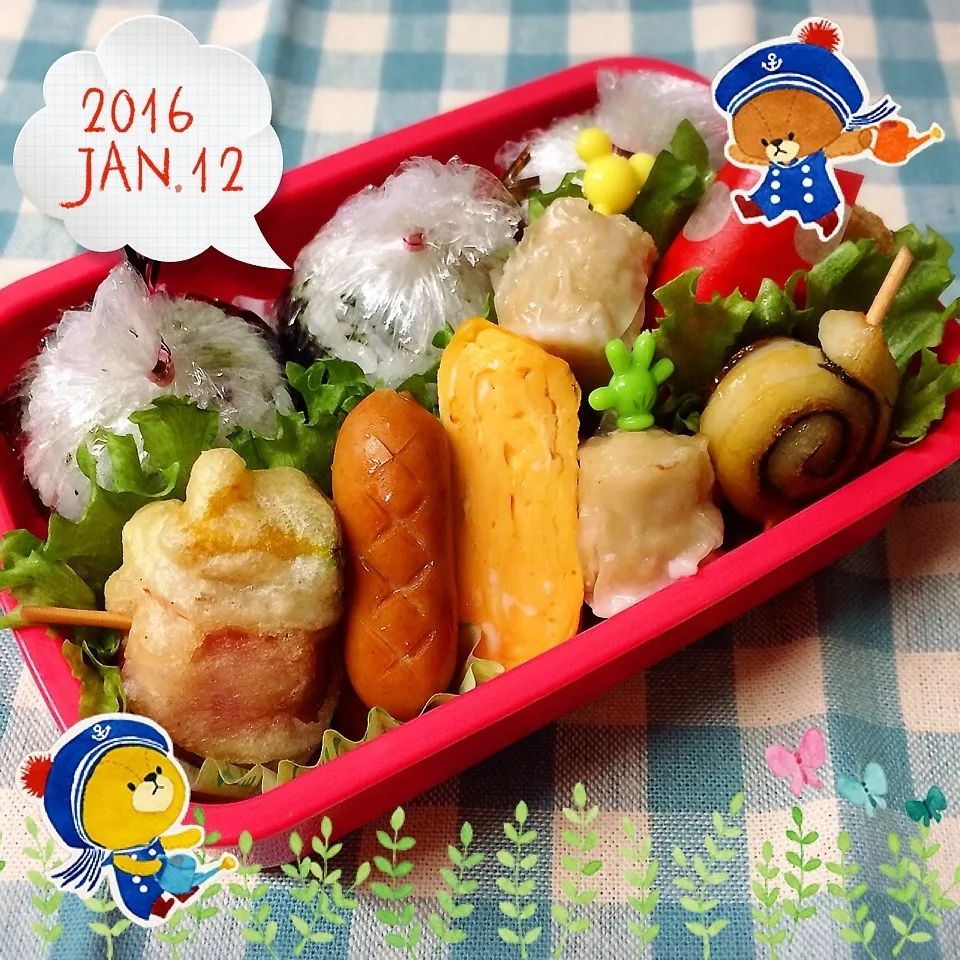 Snapdishの料理写真:今日のお弁当♡|ミツバチさん