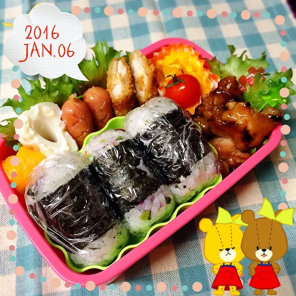 Snapdishの料理写真:今日のお弁当♡|ミツバチさん