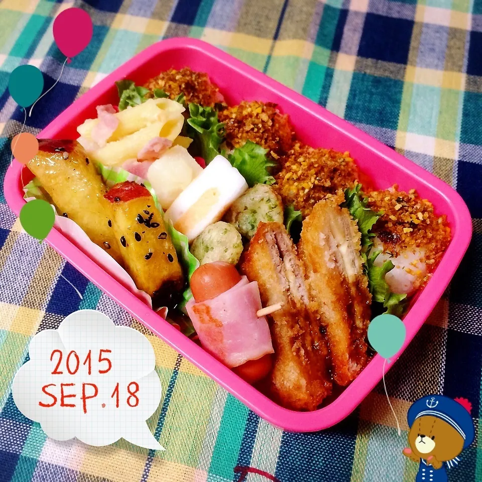 今日のお弁当♡|ミツバチさん