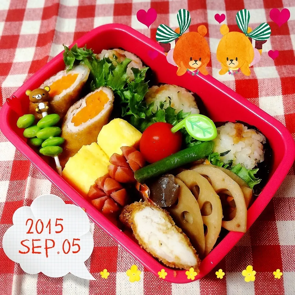 今日のお弁当♡|ミツバチさん