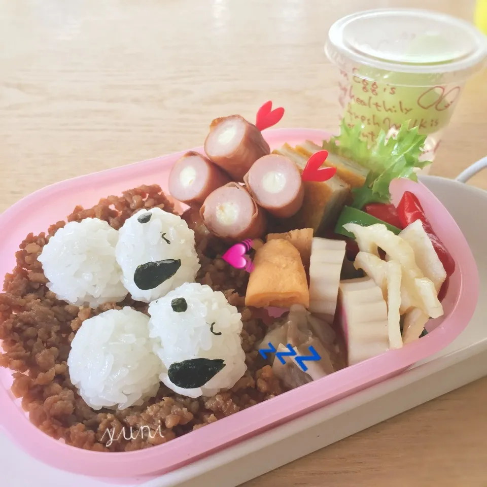 スヌちゃん弁当|🌸yuni🌸さん