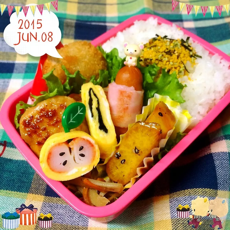 Snapdishの料理写真:今日のお弁当♡|ミツバチさん